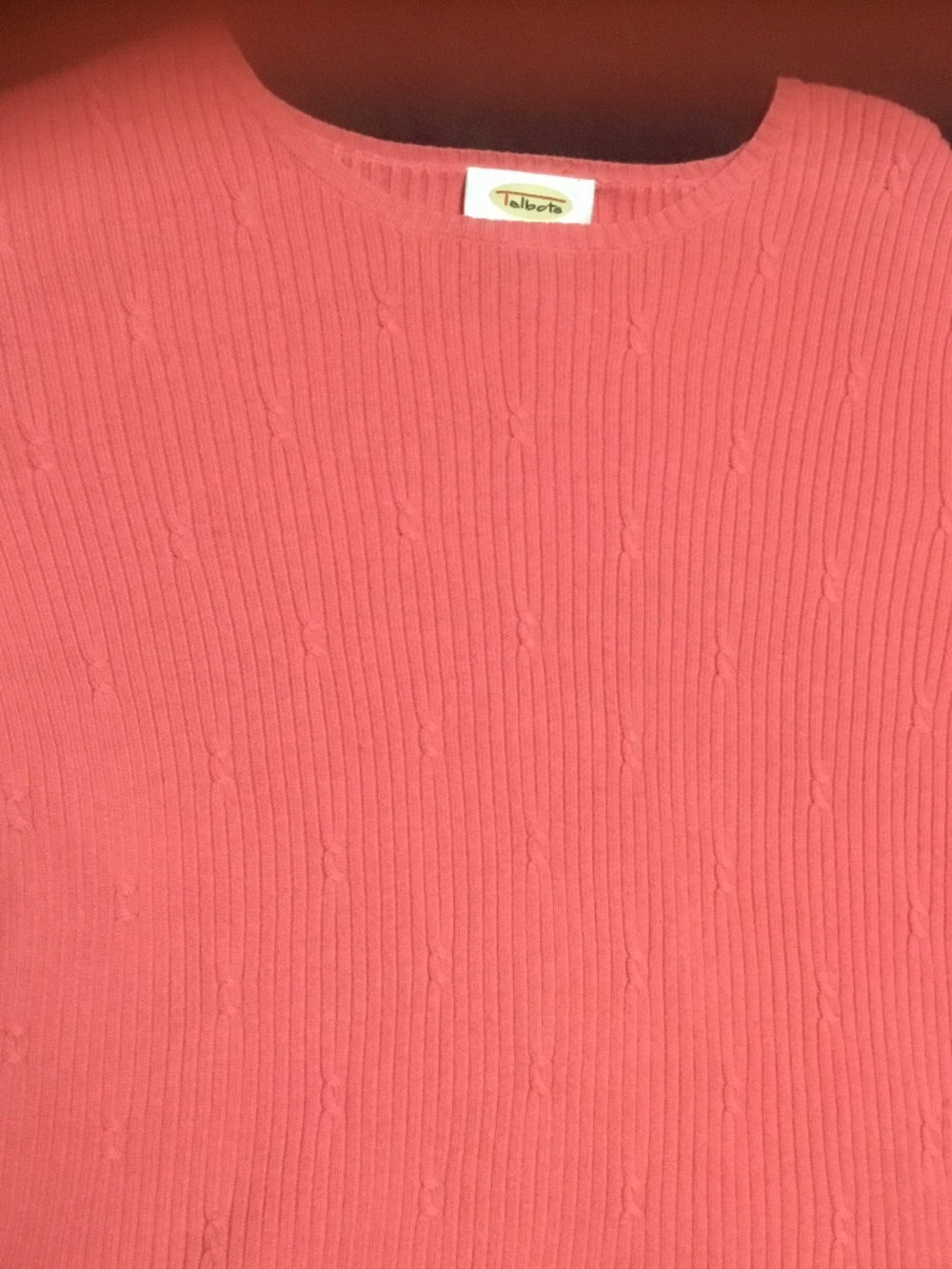 Talbots Pink Sweater ShortSleeve - Picture 4 of 7